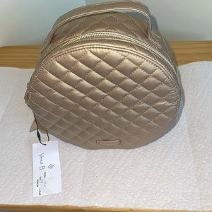 Vera Bradley Quilted Gold Travel Bag